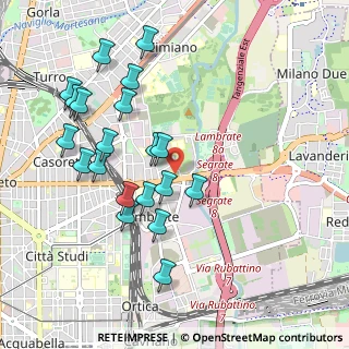 Mappa Via Rombon, 20134 Milano MI, Italia (1.0085)