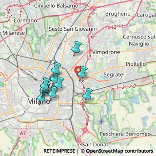 Mappa Via Rombon, 20134 Milano MI, Italia (3.40917)