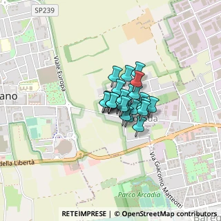 Mappa Via S. Massimo, 20018 Sedriano MI, Italia (0.18462)