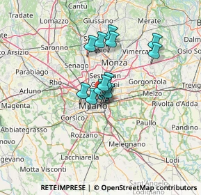 Mappa Via Bambaia, 20131 Milano MI, Italia (8.36214)