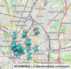 Mappa Via Bambaia, 20131 Milano MI, Italia (2.446)
