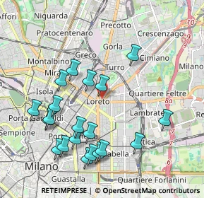 Mappa Via Bambaia, 20131 Milano MI, Italia (2.105)