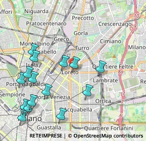 Mappa Via Bambaia, 20131 Milano MI, Italia (2.38333)