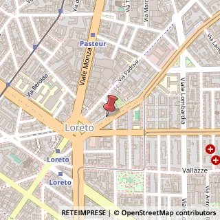 Mappa Via Andrea Costa,  3, 20131 Milano, Milano (Lombardia)