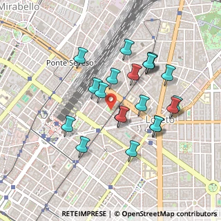 Mappa Via P.L. da Palestrina 22 ang. Venini, 20124 Milano MI, Italia (0.417)