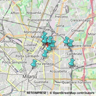 Mappa Via P.L. da Palestrina 22 ang. Venini, 20124 Milano MI, Italia (1.11)