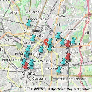 Mappa Via P.L. da Palestrina 22 ang. Venini, 20124 Milano MI, Italia (2.036)