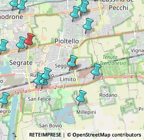 Mappa Piazza Giuseppe Garibaldi, 20096 Pioltello MI, Italia (2.70588)