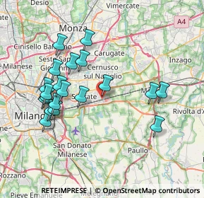 Mappa Piazza Giuseppe Garibaldi, 20096 Pioltello MI, Italia (7.595)