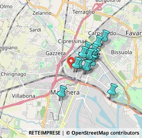 Mappa Via Monte Nero, 30171 Venezia VE, Italia (1.16933)