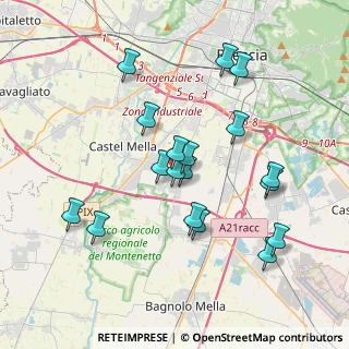 Mappa Via Colomberino, 25020 Flero BS, Italia (3.56778)