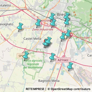Mappa Via Colomberino, 25020 Flero BS, Italia (3.62929)