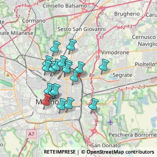Mappa Via Monte Nevoso, 20131 Milano MI, Italia (3.1085)