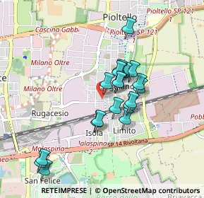 Mappa Via Don Amati, 20096 Pioltello MI, Italia (0.7335)