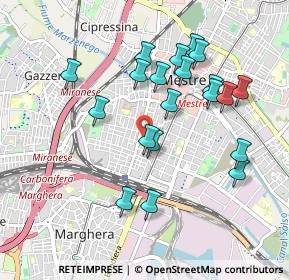 Mappa Via Felice Cavallotti, 30171 Venezia VE, Italia (0.911)