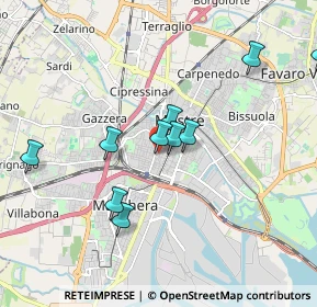 Mappa Via Felice Cavallotti, 30171 Venezia VE, Italia (1.92727)