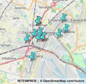 Mappa Via Felice Cavallotti, 30171 Venezia VE, Italia (1.35)
