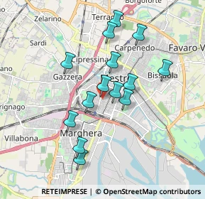 Mappa Via Felice Cavallotti, 30171 Venezia VE, Italia (1.59357)