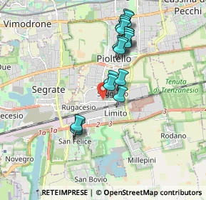 Mappa Via Rossellino, 20096 Pioltello MI, Italia (1.7)