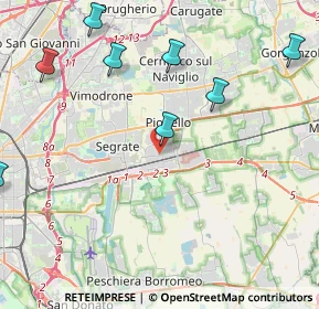 Mappa Via Rossellino, 20096 Pioltello MI, Italia (6.29917)