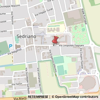 Mappa Via Leopoldo Fagnani, 66, 20018 Sedriano, Milano (Lombardia)