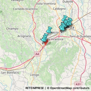 Mappa Via Alessandro Volta, 36040 Brendola VI, Italia (7.59929)