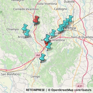 Mappa Via Alessandro Volta, 36040 Brendola VI, Italia (6.735)