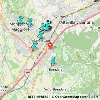 Mappa Via Alessandro Volta, 36040 Brendola VI, Italia (1.80833)