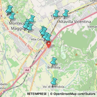 Mappa Via Alessandro Volta, 36040 Brendola VI, Italia (2.43625)