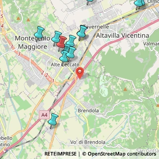 Mappa Via Alessandro Volta, 36040 Brendola VI, Italia (2.57462)