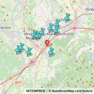 Mappa Via Alessandro Volta, 36040 Brendola VI, Italia (3.48182)