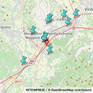 Mappa Via Alessandro Volta, 36040 Brendola VI, Italia (3.71182)