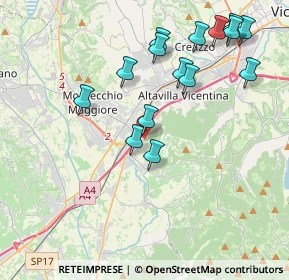 Mappa Via Antonio Meucci, 36040 Brendola VI, Italia (4.174)
