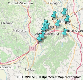 Mappa Via Antonio Meucci, 36040 Brendola VI, Italia (5.29833)