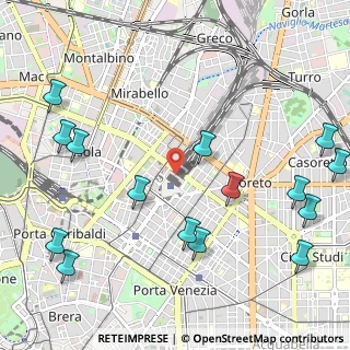 Mappa Stazione Di Milano Centrale, 20125 Milano MI, Italia (1.39067)