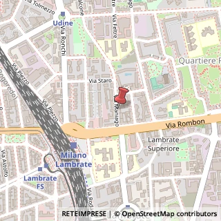 Mappa Via Maniago, 6, 20134 Milano, Milano (Lombardia)