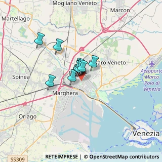 Mappa Via Altobello, 30172 Venezia VE, Italia (1.83909)