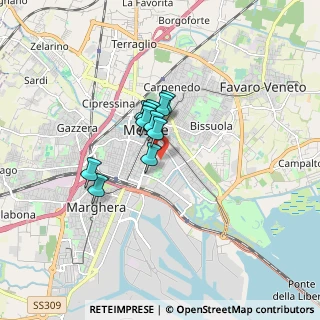 Mappa Via Altobello, 30172 Venezia VE, Italia (1.02273)