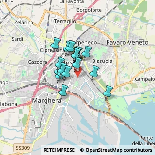 Mappa Via Altobello, 30172 Venezia VE, Italia (1.073)