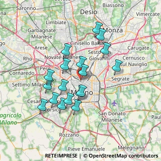 Mappa Via Pastrengo, 20159 Milano MI, Italia (6.42889)