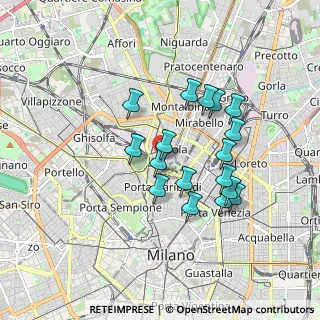 Mappa Via Pastrengo, 20159 Milano MI, Italia (1.53059)
