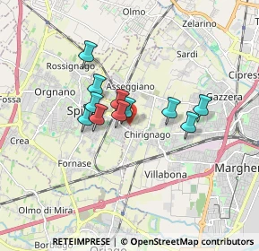 Mappa Via Spartaco, 30038 Spinea VE, Italia (1.20182)