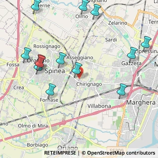 Mappa Via Spartaco, 30038 Spinea VE, Italia (2.58769)