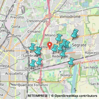 Mappa Via Piaggio, 20054 Segrate MI, Italia (1.51357)