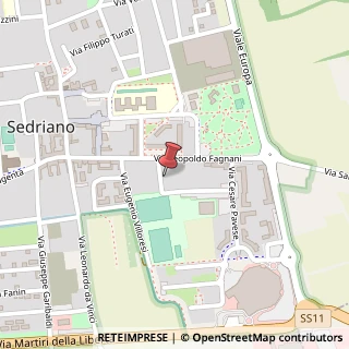 Mappa Via Campo Sportivo, 3, 20018 Sedriano, Milano (Lombardia)