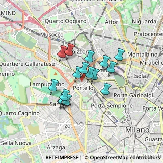 Mappa Via Giovanni Papini, 20149 Milano MI, Italia (1.29)