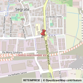 Mappa Via Amedeo Modigliani, 1, 20054 Segrate, Milano (Lombardia)