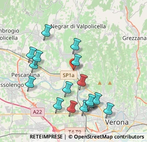 Mappa Via Milano, 37024 Arbizzano-Santa Maria VR, Italia (4.04412)