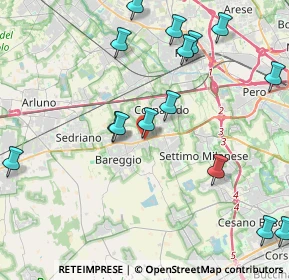 Mappa Rozzano San Pietro all'olmo Settimo Milanese Casorate, 20080 Milano MI, Italia (5.887)