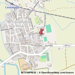 Mappa Via verdi, 28060 Casaleggio Novara, Novara (Piemonte)